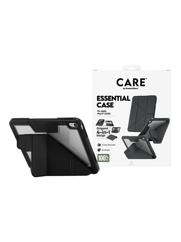 CARE by PanzerGlass Essential Case Black iPad 11" (2025-2026)