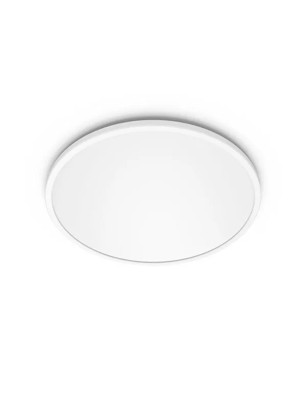 Philips Superslim CL550 Ceiling lamp Ø300 mm LED 18W 2700K SceneSwitch IP20 White