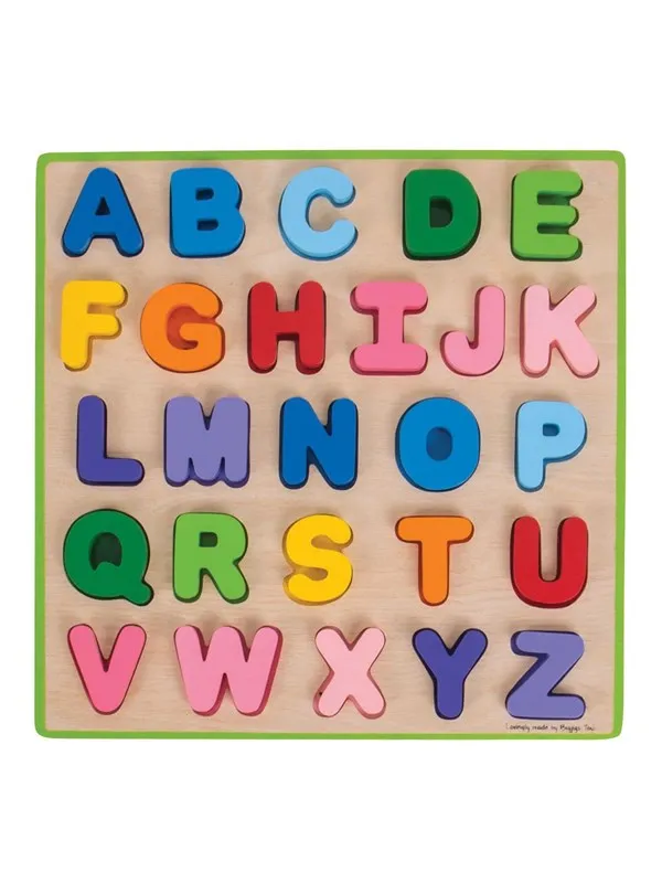 Bigjigs Wooden Alphabet Puzzle 26pcs.