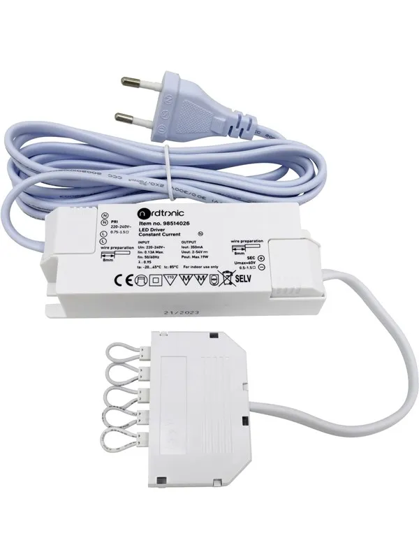 Nordtronic LED driver not dimmable 1-19W 350mA