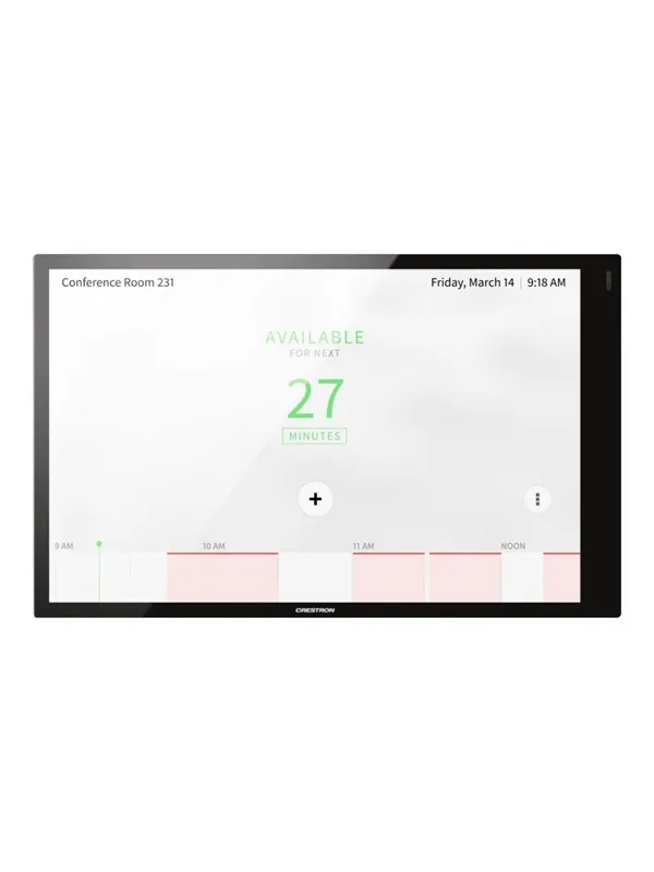 Crestron Electronics Crestron Room Scheduling Touch Screen TSS-1070-B-S - room manager - Bluetooth 802.11a/b/g/n/ac - smooth black - Max - recommended for