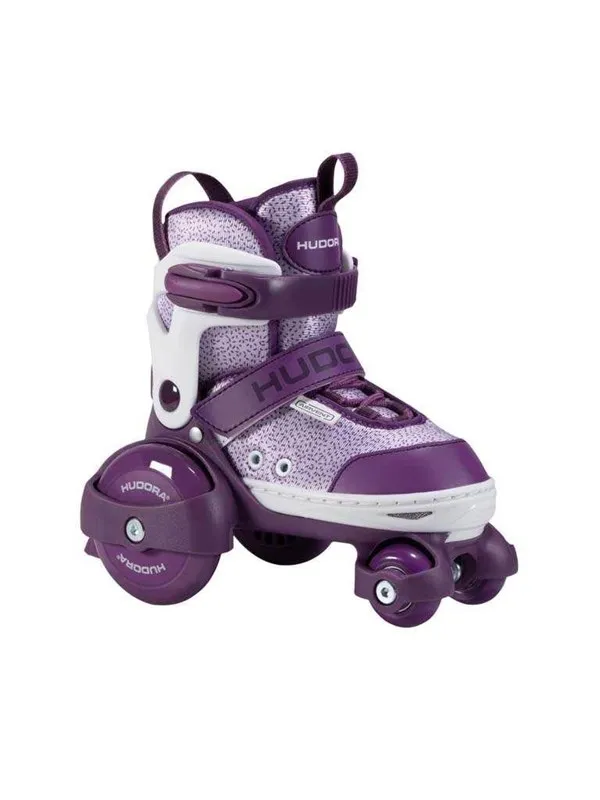 Hudora Roller Skates My First Quad Purple Size 30-33
