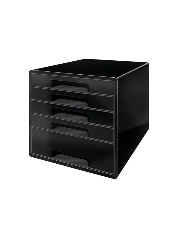 Leitz Skuffkube  Dual Black  5 skuffer Sort