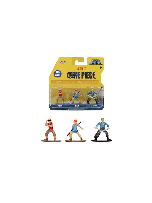 Jada Toys - One Piece Nano 3-Pack