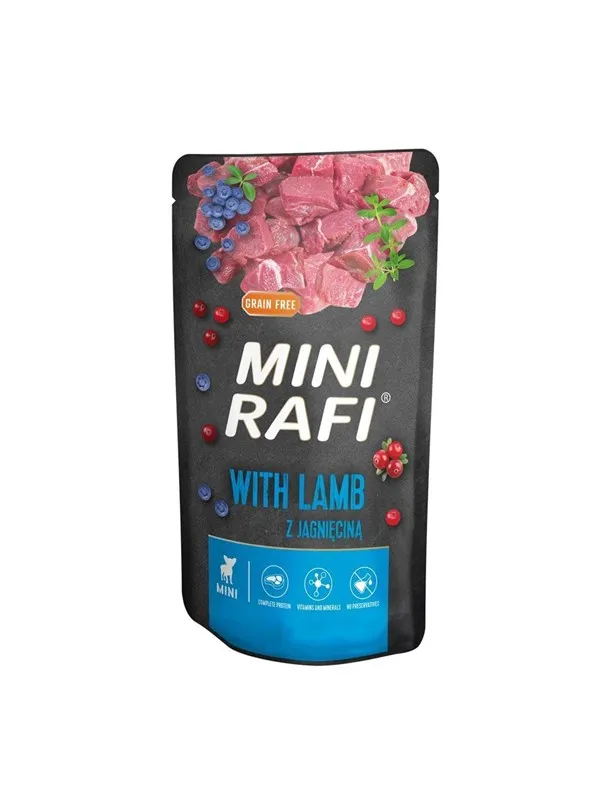 RAFI - Dogfood MINI w/Lamb 150g (61030) Wet food