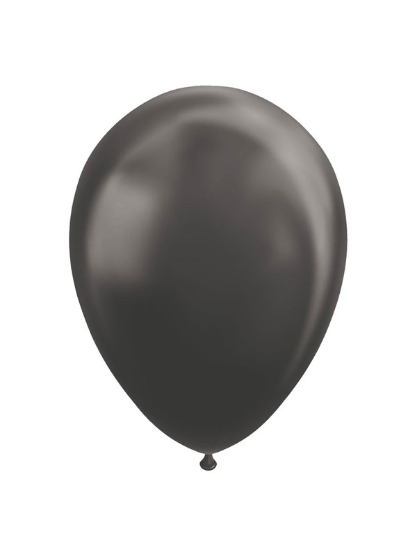 Globos Balloons Metallic Black 30cm 10pcs.