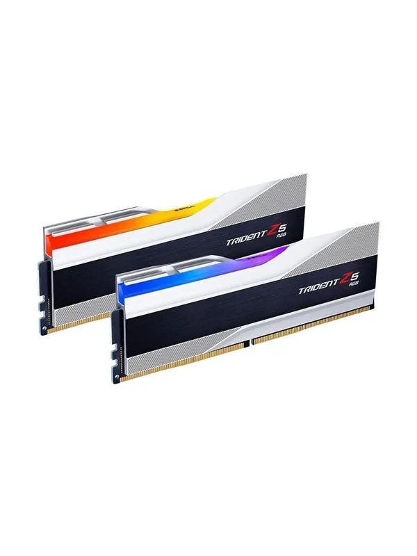 G.Skill Trident Z5 RGB DDR5-6000 - 32GB - CL36 - Dual Channel (2 pcs) - AMD EXPO & Intel XMP - Sølv med RGB