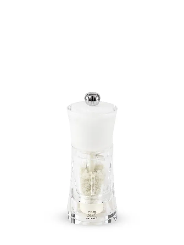 Peugeot Molene wet salt grinder std Z acrylic/acrylic white 14 cm