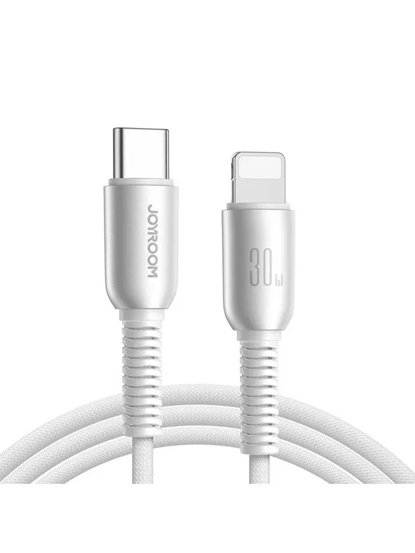 Joyroom S-A51 Cutting-Edge Series 30W USB-C - Lightning cable 1.2m - light gray