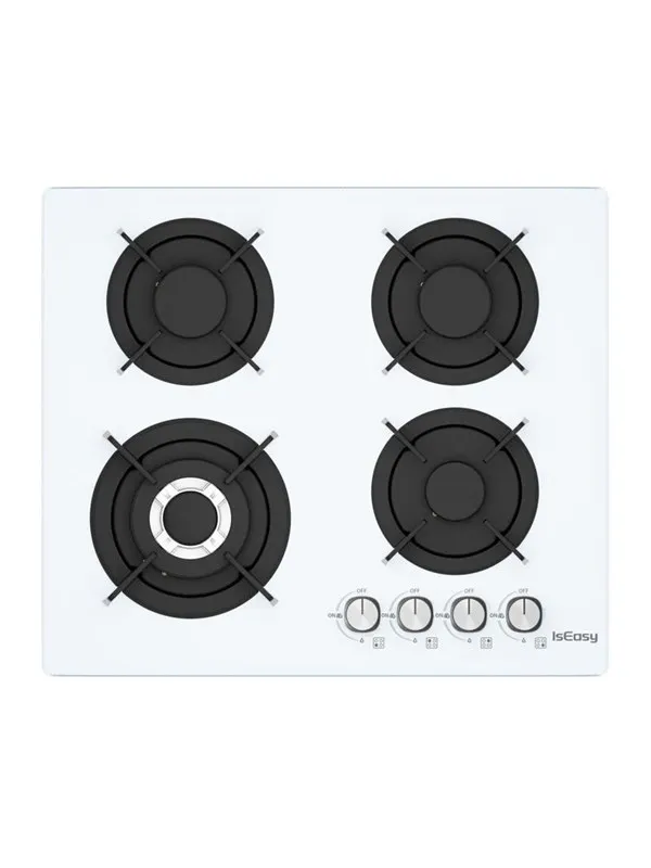IsEasy MGBGâ604B Glass Gas Hob
