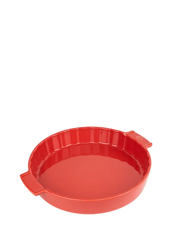 Peugeot Appolia Ceramic pie plate red 28 cm