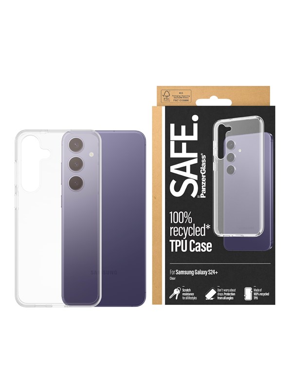 SAFE by PanzerGlass TPU Case Samsung Galaxy S24+ | Transparent