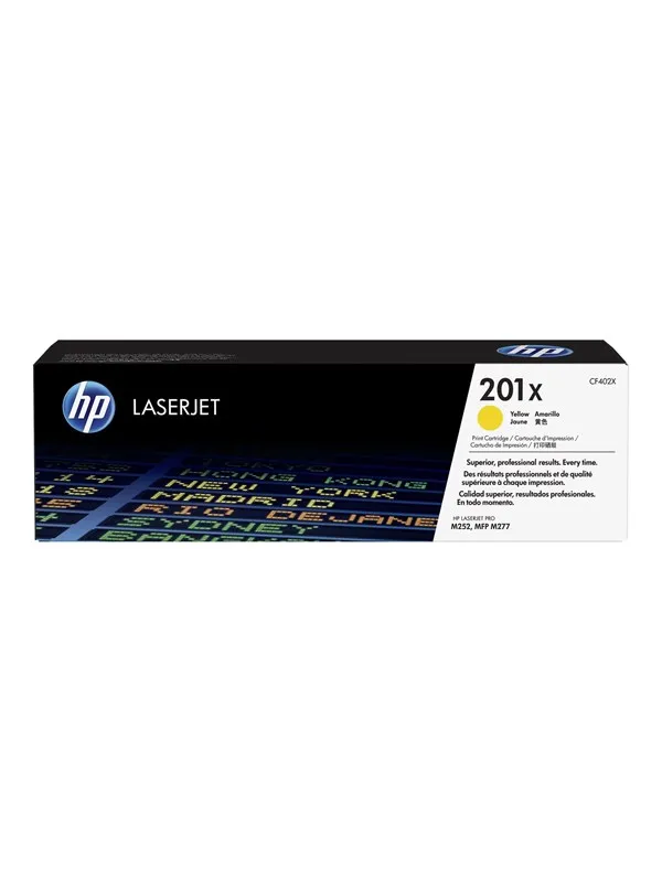HP 201X / CF402X High Capacity Yellow Toner
