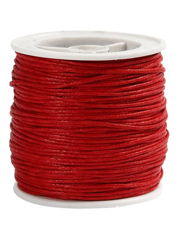 Creativ Company - Cotton cord Red 40m