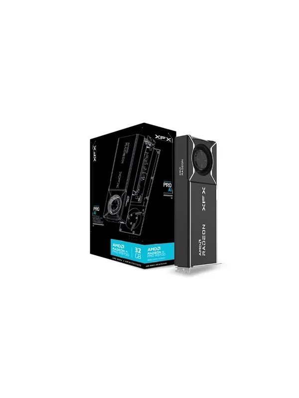 XFX Radeon AI Pro R9700 - 32GB GDDR6 RAM - Grafikkort