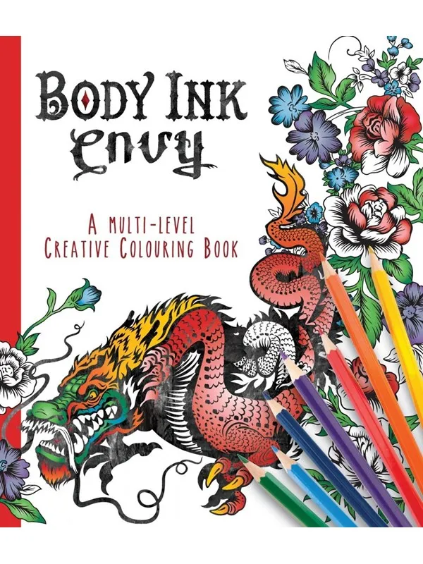 Alligator Mandala coloring book BODY INK ENVY