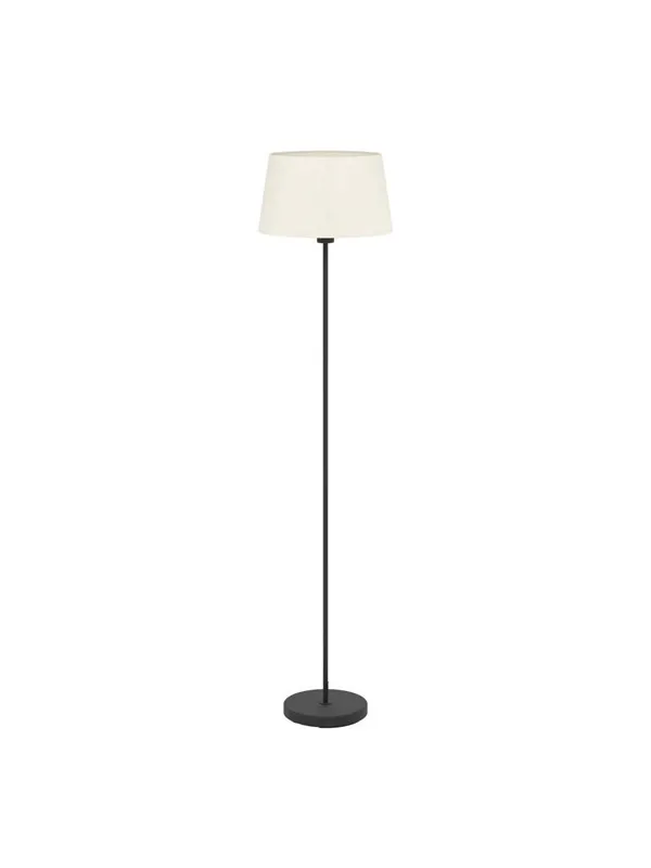 EGLO FEBRES FLOOR E27 SVART/HVIT