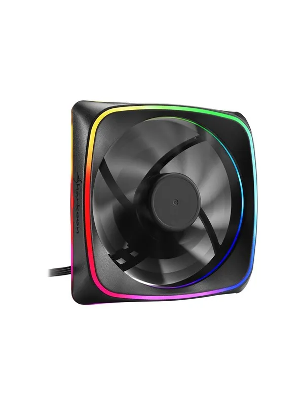 Sharkoon RGB SHARK Lights - Kabinettvifte - 120mm - Svart