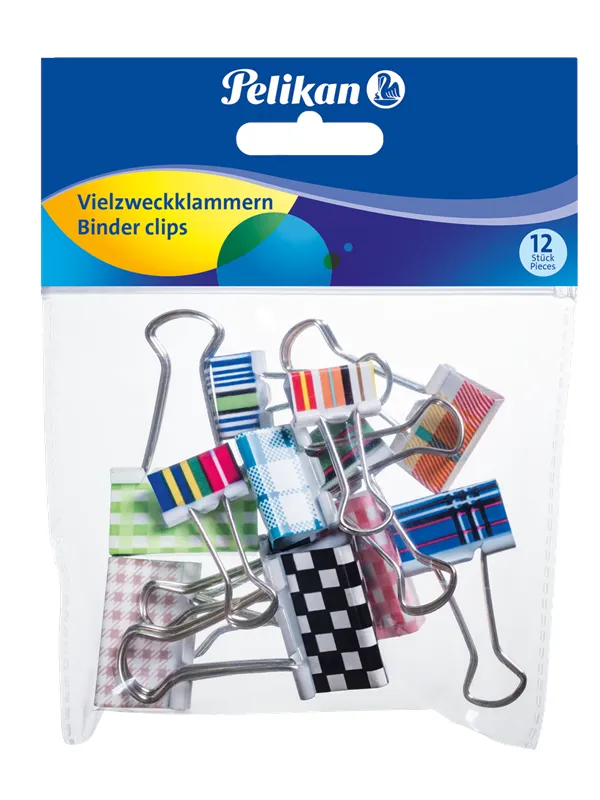 Pelikan PELIKAN FANCY PAPIRKLYPE, 12 STK