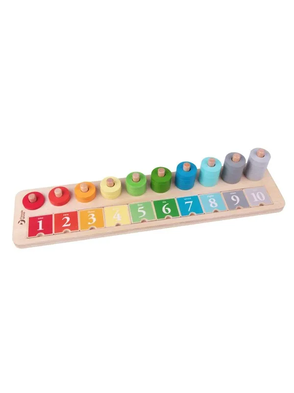 Classic World Wooden Stacking Counter 66 pcs.
