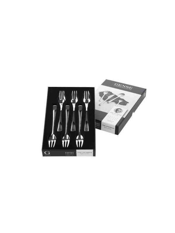 Gense Cake fork Steel Line 16 cm 6 pcs