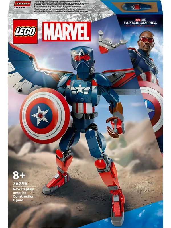 LEGO Super Heroes Marvel 76296 Byggbar figur av nye Captain America