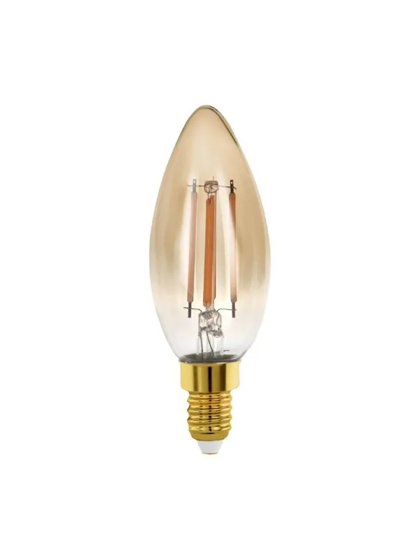 EGLO LED-lyspære C35 Candle 4W/817 300 lumen amber dimmable E14
