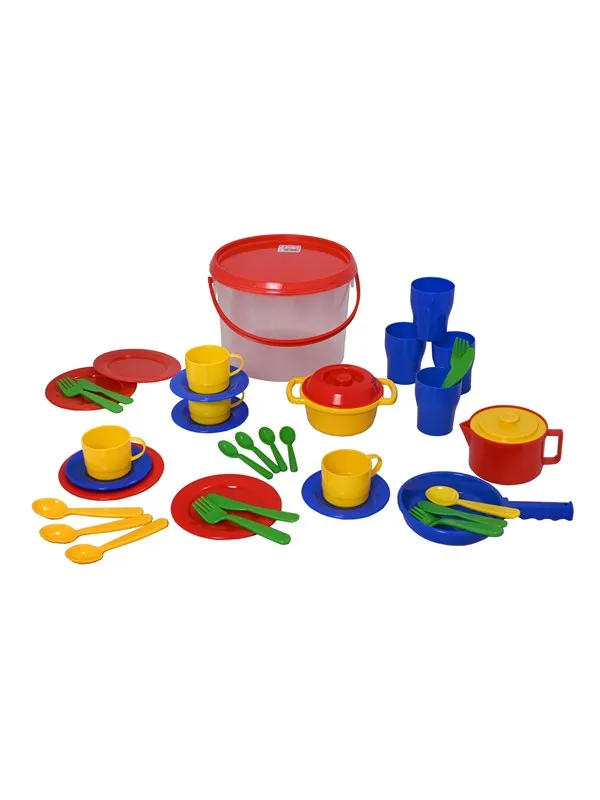 Plasto  Kitchen set in bucket 39 parts