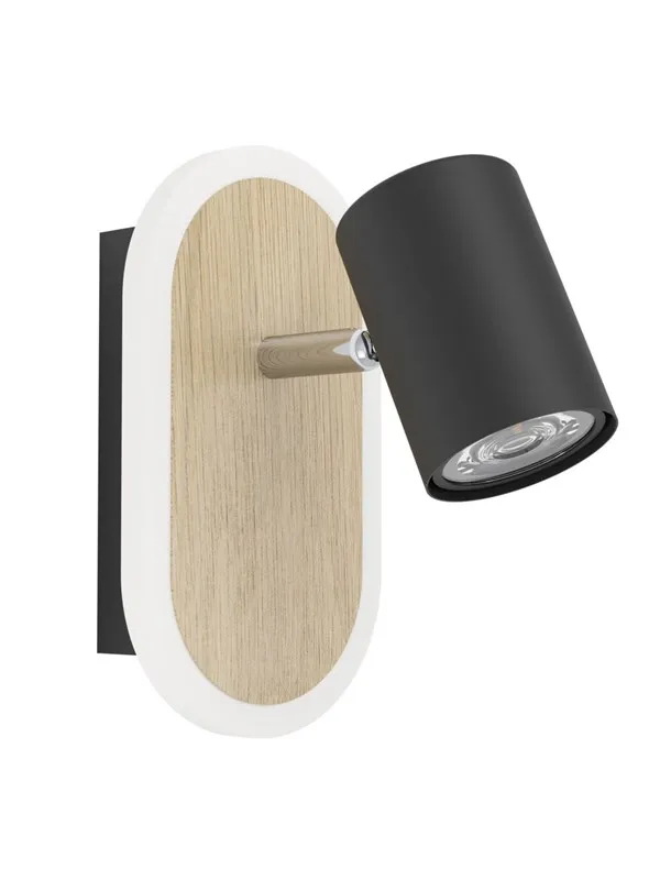 EGLO RIMBOCCHI SPOT L180 7W 850LM TRE/SVART