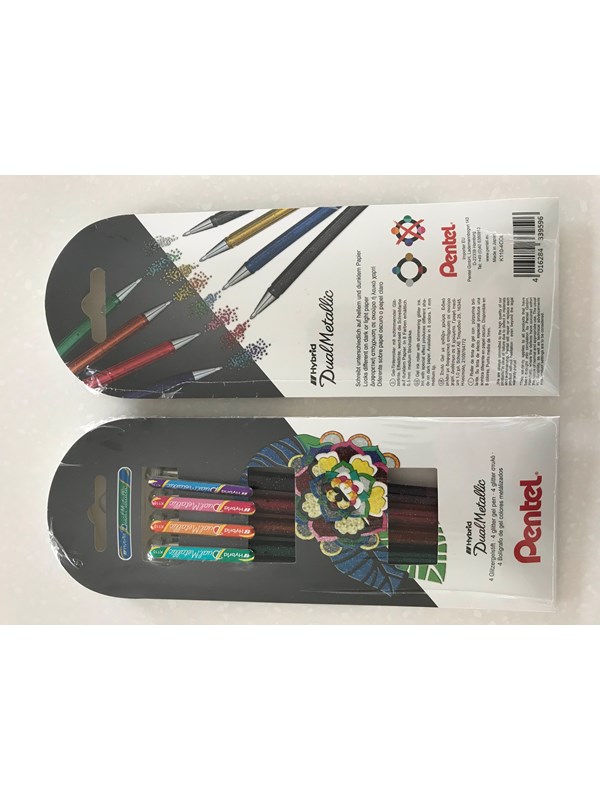 Pentel K110-4COL Dual Metallic Roller