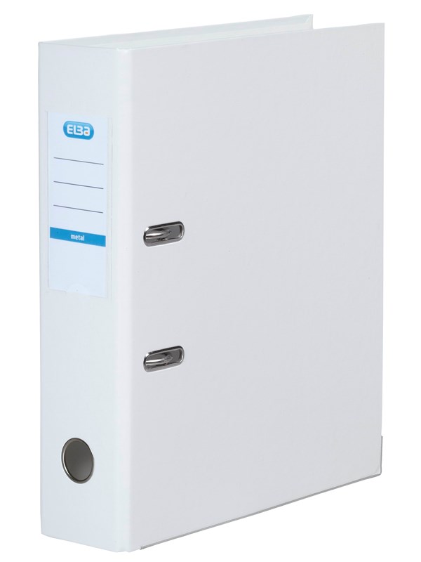 ELBA  Metal Brevordner Hvit A4 8 Cm