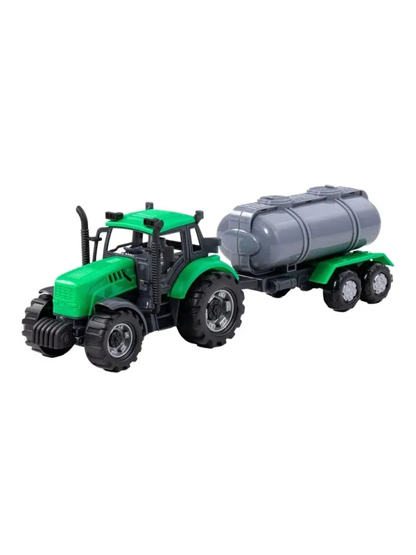 Cavallino Toys Cavallino Tractor with Tank Truck Green Scale 1:3