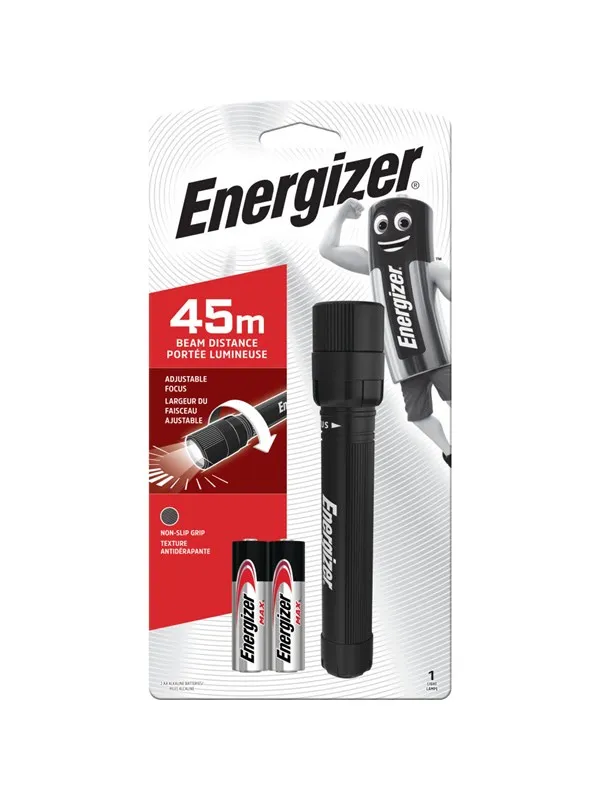 Energizer X-Focus - flashlight - LED - white light - black