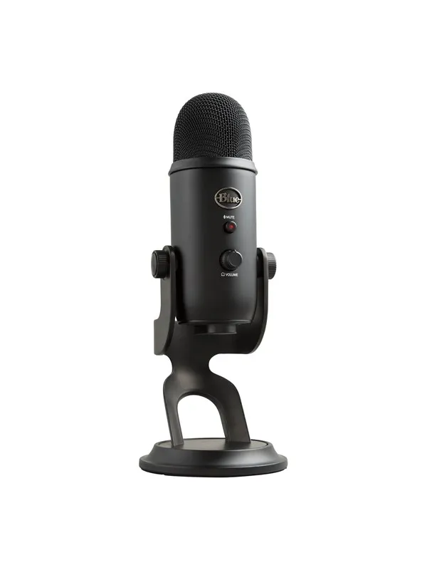 Blue Mic Yeti USB - Blackout - Microphone for Windows PC and Mac