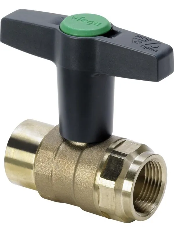 Viega Easytop ball valve socket/socket 1" gunmetal