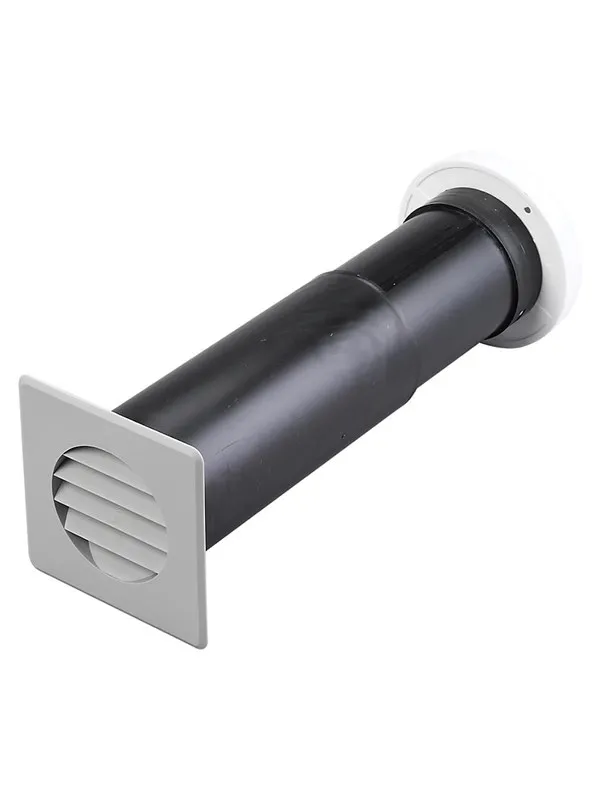 Duka Telescopic valve Type 300 Ø75 mm grey/white