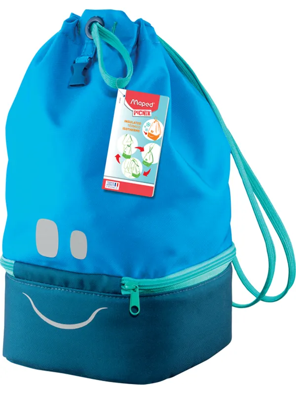 Maped Picnik Kids collection Lunch bag insulated in lower compartment. 4 carrying options