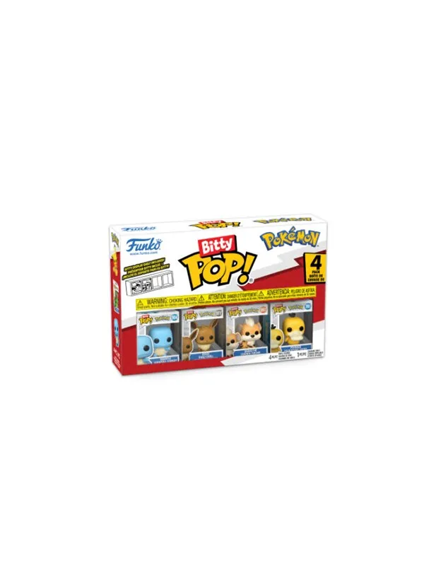 Funko! - Bitty POP 4PK Pokemon Squirtle - Figur