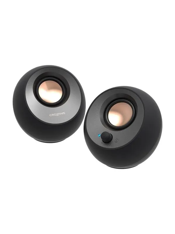 Creative Pebble V3 - Black - Bluetooth - 2.0 kanaler - Svart
