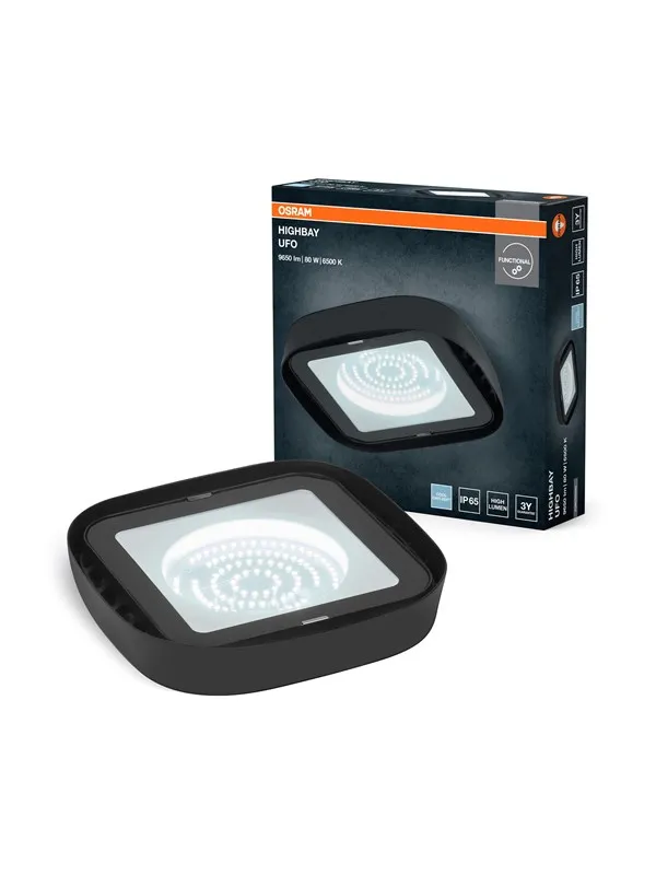 Osram LED Floodlight Ufo High Bay 9650lm 80W/840 IP65 black