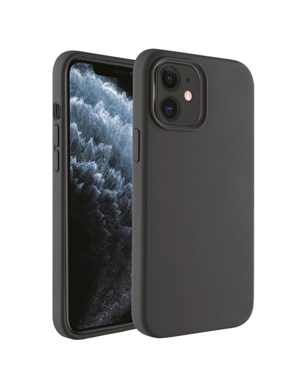 Vivanco Hype Silicone Cover iPhone 12 / 12 Pro Black