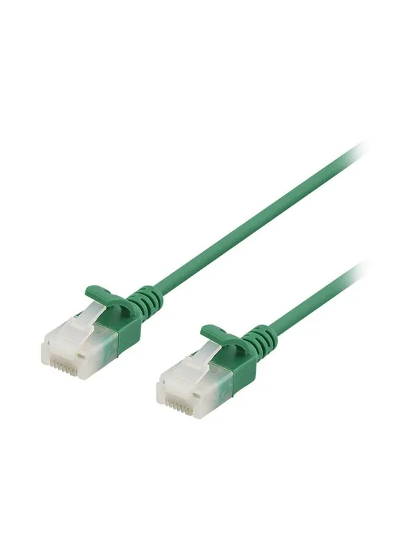 Deltaco patch cable - 3 m - green - Grønn - 3m