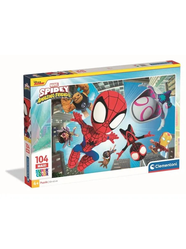 Clementoni Jigsaw Puzzle Maxi Spidey and His Amazing 104pcs. Gulv