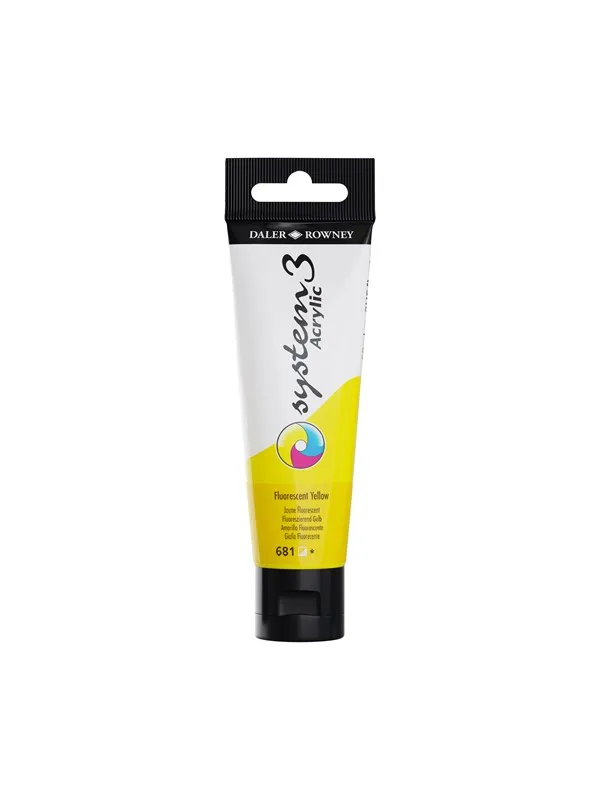 Daler-Rowney System3 59 ml Fluorescent Yellow