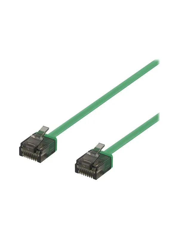 Deltaco patch cable - 1 m - green - Grønn - 1meter
