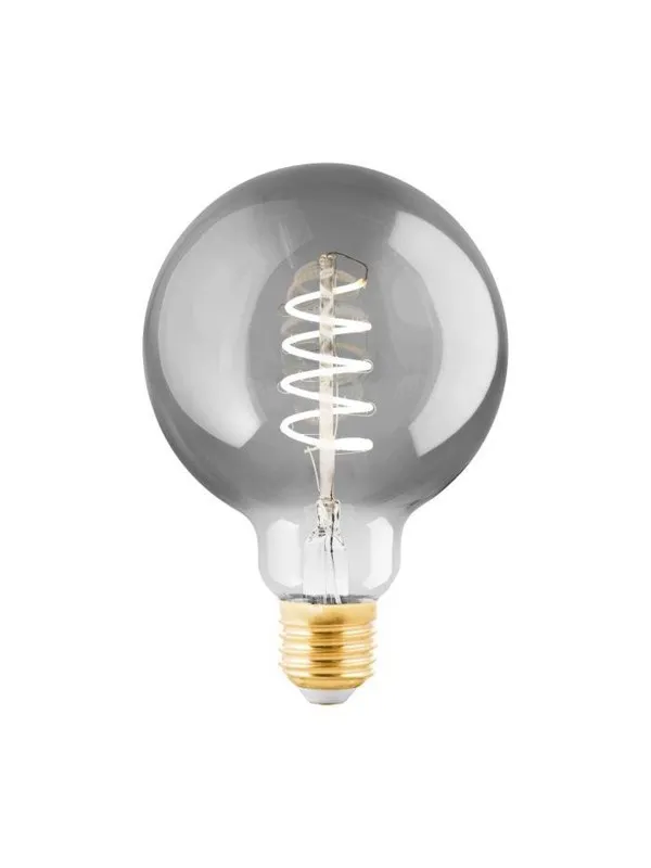 EGLO LED-lyspære G95 Globe 4W/820 100 lumen smoke dimmable E27