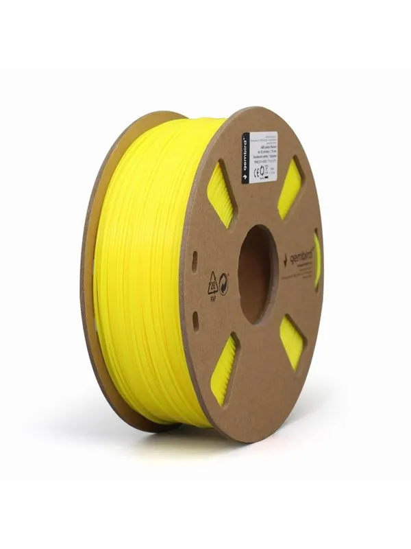 Gembird ABS filament - Fluorescerende gul - 1.75mm ø - 1 kg