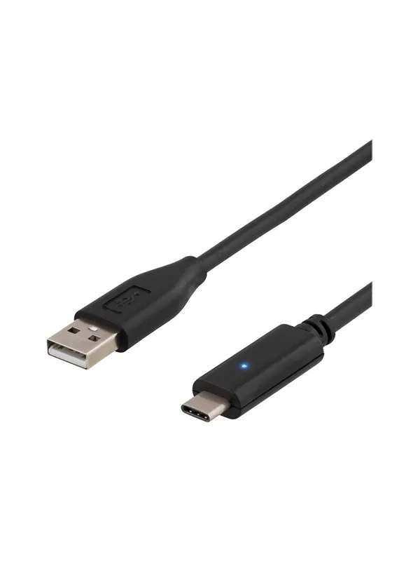 Deltaco - USB-C cable - USB to 24 pin USB-C - 1 m