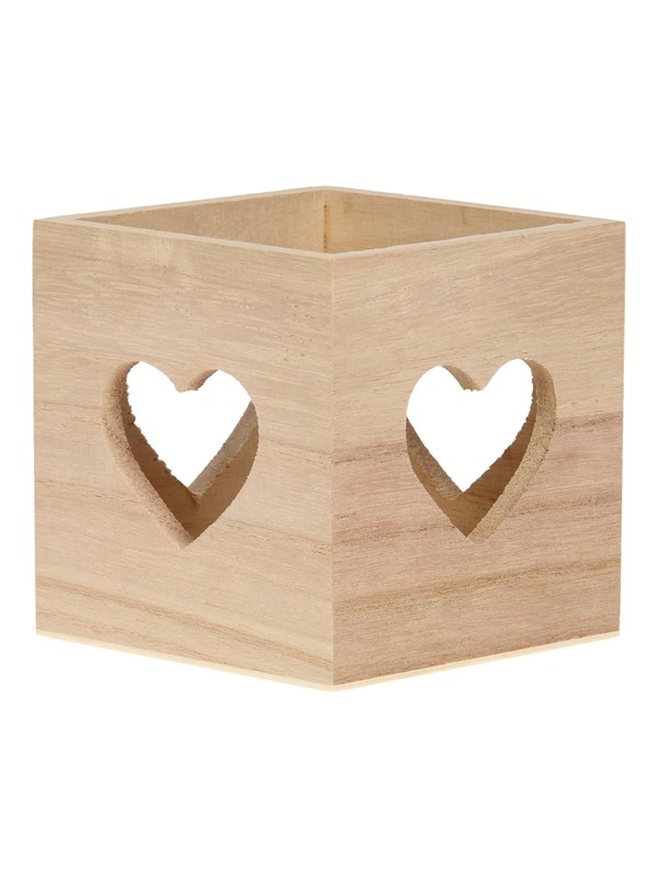 Playwood Tea light holder Heart