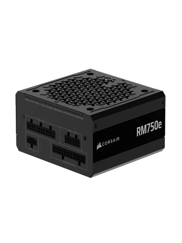 Corsair RMe Series RM750e (2025) Strømforsyning (PSU) - 750 Watt - 120 mm - ATX 3.1 - 80 Plus Gold sertifisert